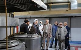 بازدید رییس سازمان حج و زیارت و هییت همراه از آشپزخانه الغدیر در نجف اشرف