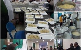 سیل خدمات رسانی کارگزاران سازمان حج وزیارت به سیل زدگان / طبخ غذا برای بخشی از روستاییان استان سیستان و بلوچستان