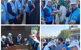 حضور کارگزاران حج و زیارت استان در نجف اشرف جهت خدمت گزاری در واحد امداد و امور گمشدگان 
