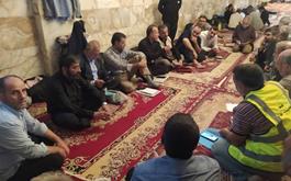 حضور مدیر حج و زیارت استان در موکب های ایرانی واقع در عراق و بررسی اوضاع و شرایط خدمات رسانی در شهر کربلا به زائرین