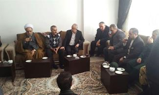 دیدار رئیس سازمان حج و زیارت با خانواده سه برادر شهید مهابادی فاجعه منا