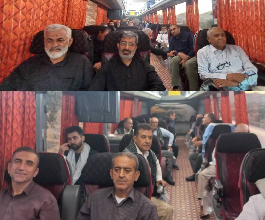 *💢خادمان افتخاری اربعین حسینی ع استان کهگیلویه وبویراحمد عازم  کربلای معلی  شدند*